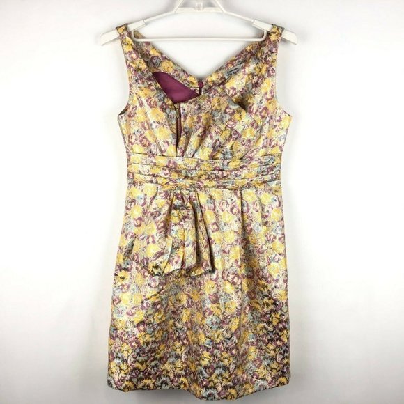 Zac Posen Dresses & Skirts - NWT Zac Posen Gold Brocade Cocktail Dress 14
